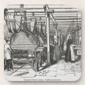 Jacquard Power Looms (gravering) Drankjes Onderzetter (Voorkant)
