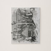 Jacquard Power Looms (graving) Legpuzzel (Verticaal)