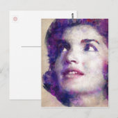 Jacqueline Kennedy Onassis Briefkaart (Voorkant / Achterkant)