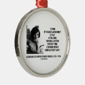 Jacqueline Kennedy vergelijkender het Zane Citaat Metalen Ornament (Rechts)