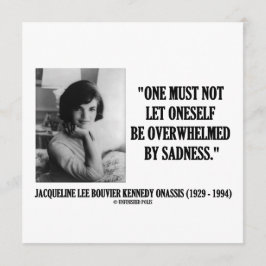 Jacqueline Kennedy wordt niet overstelpt door verd