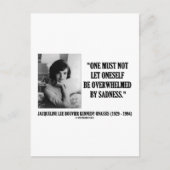 Jacqueline Kennedy wordt niet overstelpt door verd Briefkaart (Voorkant)