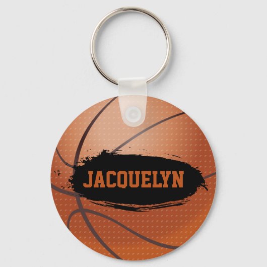 Jacquelyn Grunge Basketball Sleutelhanger / Key Ri (Voorkant)