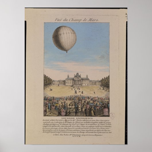 Jacques Alexandre Cesar Charles Poster (Voorkant)