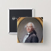 Jacques Alexandre Cesar Charles Vierkante Button 5,1 Cm (Voorkant /achterkant)