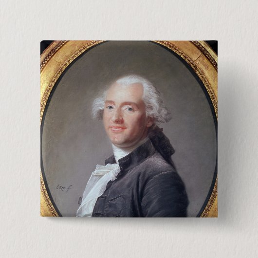 Jacques Alexandre Cesar Charles Vierkante Button 5,1 Cm (Voorkant)