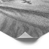 Jacques Bossuet, gegraveerd door Richard Woodman Poster (Hoek)