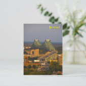 Jacques Cartier Bridge op Sunset Briefkaart (Staand voorkant)