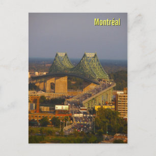 Jacques Cartier Bridge op Sunset Briefkaart
