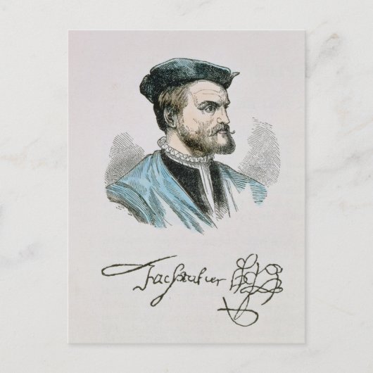 Jacques Cartier Briefkaart (Voorkant)