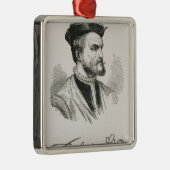 Jacques Cartier Metalen Ornament (Rechts)