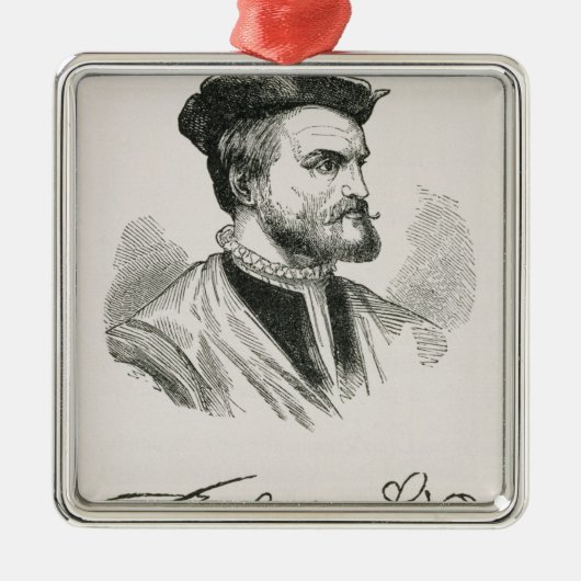 Jacques Cartier Metalen Ornament (Voorkant)
