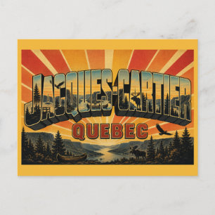 Jacques-Cartier Nationaal Park Quebec Gletsjerdal Briefkaart