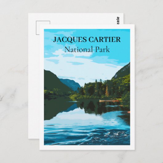 Jacques Cartier National Park Briefkaart (Voorkant / Achterkant)