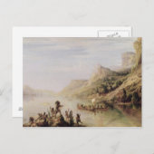 Jacques Cartier ontdekt de St. Lawrence Briefkaart (Voorkant / Achterkant)