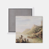 Jacques Cartier ontdekt de St. Lawrence Magneet (Voorkant / Achterkant)