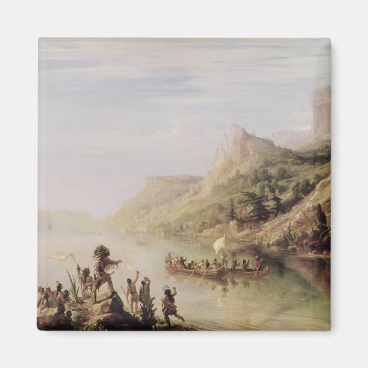 Jacques Cartier ontdekt de St. Lawrence Magneet (Voorkant)