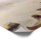 Jacques Cartier ontdekt de St. Lawrence Poster (Hoek)