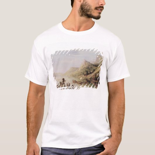 Jacques Cartier ontdekt de St. Lawrence T-shirt (Voorkant)