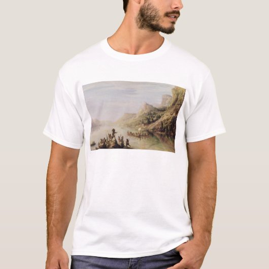 Jacques Cartier ontdekt de St. Lawrence T-shirt (Voorkant)