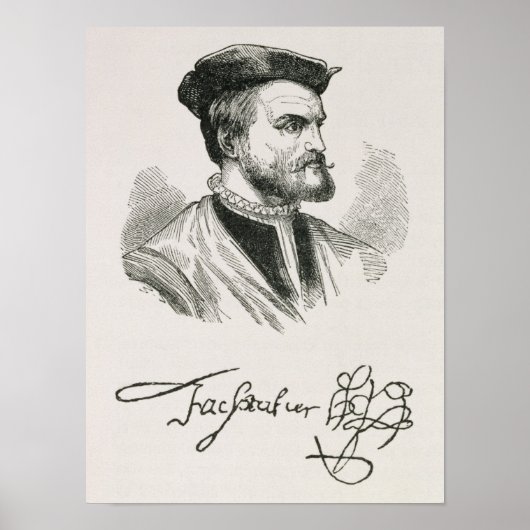 Jacques Cartier Poster (Voorkant)