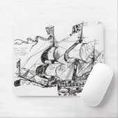 Jacques Cartier's schip, 'Rarete Indes' Muismat (Met muis)