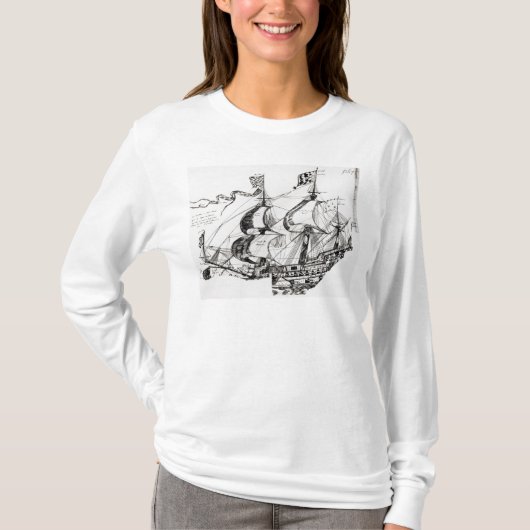 Jacques Cartier's schip, 'Rarete Indes' T-shirt (Voorkant)