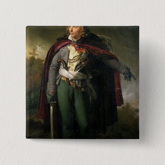 Jacques Cathelineau 1824 Vierkante Button 5,1 Cm (Voorkant)