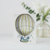 Jacques Charles en Nicholas Robert's Balballon Briefkaart (Staand voorkant)