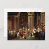 Jacques David-Consecration & Coronation Briefkaart (Voorkant / Achterkant)