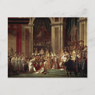 Jacques David-Consecration & Coronation Briefkaart