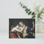 Jacques David-Farewell van Telemachus en Eucharis Briefkaart (Staand voorkant)
