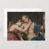 Jacques David Farewell van Telemachus en Eucharis Briefkaart (Voorkant / Achterkant)