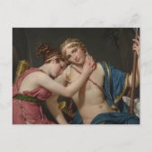Jacques David Farewell van Telemachus en Eucharis Briefkaart (Voorkant)