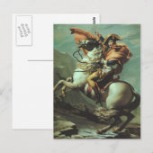 Jacques-David-Napoleon over de Alpen Briefkaart (Voorkant / Achterkant)