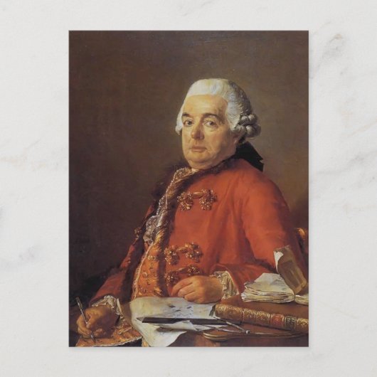 Jacques David-Portrait van Jacques Francois Briefkaart (Voorkant)
