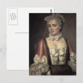 Jacques David-Portrait van Marie Francoise Buron Briefkaart (Voorkant / Achterkant)