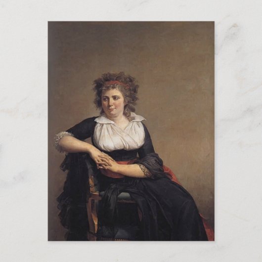 Jacques David-Robertine Tourteau Briefkaart (Voorkant)