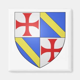 Jacques de Molay Coat of Arms Magneet