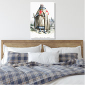 Jacques de Molay - Knight Templar Canvas Afdruk (Insitu (Slaapkamer))