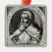 Jacques de Molay Master of Knachten Templars Metalen Ornament (Voorkant)