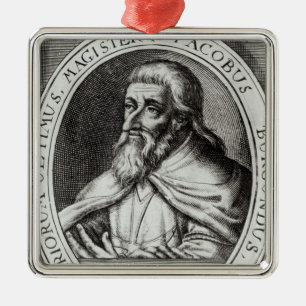 Jacques de Molay Master of Knachten Templars Metalen Ornament