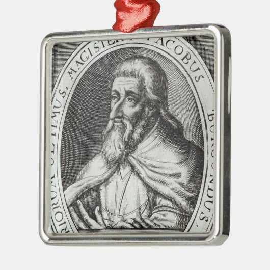 Jacques de Molay Master of Knachten Templars Metalen Ornament (Links)