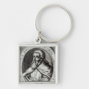 Jacques de Molay Master of Knachten Templars Sleutelhanger