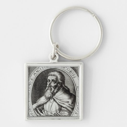 Jacques de Molay Master of Knachten Templars Sleutelhanger (Voorkant)