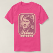Jacques Dutronc Retro Francophile Design T-shirt (Design voorkant)