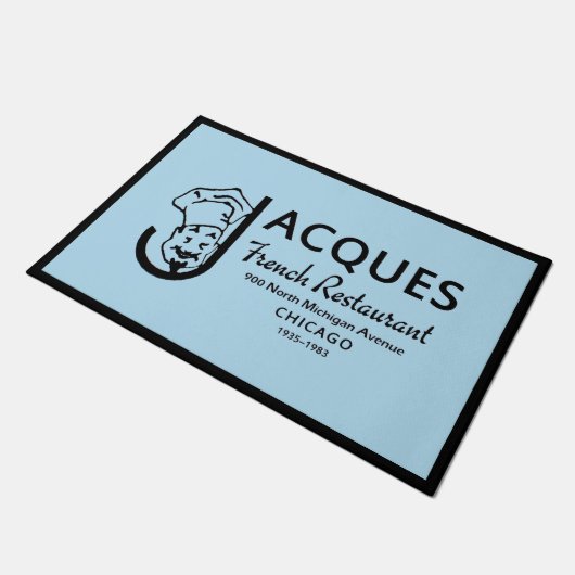 Jacques French Restaurant, Chicago, Illinois Deurmat (Schuin)