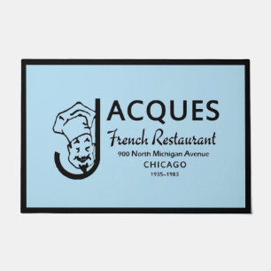 Jacques French Restaurant, Chicago, Illinois Deurmat