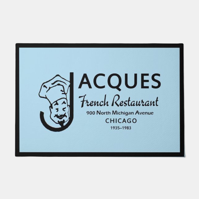 Jacques French Restaurant, Chicago, Illinois Deurmat (Voorkant)