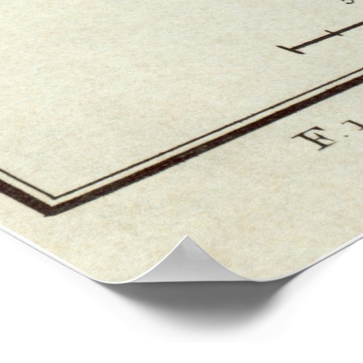 Jacques Garnerin's eerste parachute - Poster (Hoek)